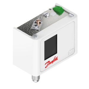 Danfoss KP6B Pressure Control, Range 116 to 610 psi, Differential 58 psi, Manual Reset, 1/4 in Flare, SPDT, 060-519191 Danfoss KP6B Pressure Control, Range 116 to 610 psi, Differential 58 psi, Manual Reset, 1/4 in Flare, SPDT, 060-519191