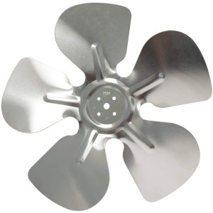 Appli Parts APFB-A09CCW Aluminum Fan Blade 9 in, 230 mm, CCW, 22 degrees, hubless 5 holes, 5 wings