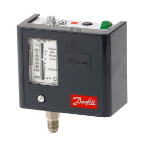 Danfoss 060-5232 KPU1B Presostato de Baja, 28 inHg a 100 psi, SPDT, Reset Automatico, Conexion Flare de 1/4 pulg Macho Danfoss 060-5232 KPU1B Presostato de Baja, 28 inHg a 100 psi, SPDT, Reset Automatico, Conexion Flare de 1/4 pulg Macho