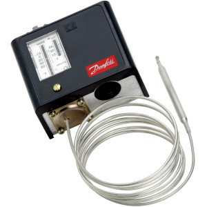 Danfoss 060L5208 KPU73 Termostato de Refrigeracion, Rango de Temperatura -26 a 15 C, SPDT, Reset Automatico, Bulbo Remoto 2030 mm Danfoss 060L5208 KPU73 Termostato de Refrigeracion, Rango de Temperatura -26 a 15 C, SPDT, Reset Automatico, Bulbo Remoto 2030 mm