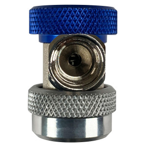 Appli Parts APQC-134L Acople Rapido Refrigeracion y Aire Acondicionado Automotriz para carga y servicio R-134 Baja azul, adaptador de bronce, conexion de 1/4 de pulg Appli Parts APQC-134L Acople Rapido Refrigeracion y Aire Acondicionado Automotriz para carga y servicio R-134 Baja azul, adaptador de bronce, conexion de 1/4 de pulg