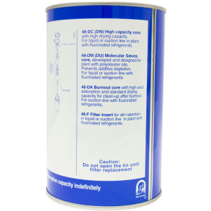 Danfoss 023U5381 Filter Drier Core 48-DA for DCR, After Burnout, includes Gasket, for Use with DCR 0485 to 19217 and other 4-3/4 in Shells 023U5381, 023U5380