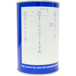 Danfoss 023U1921 Filter Drier Core 48-F for DCR Systems, Includes Gasket, Fits DCR 0485 to 19217 and 4-3/4 in Shells, Replaces RPE-48-BD