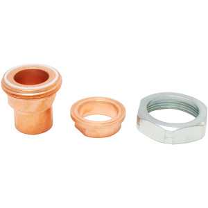 Danfoss 7765028 Adaptador Soldable Rotolock de 2-1/4 pulg Rotolock a 1-5/8 pulg  ODF y 1-3/4 pulg Rotolock a 7/8 pulg ODF para compresores SM, SY y SH