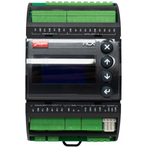 Danfoss 080G0112 Control Programable MCX06D, 6 Relays, 24V, Communicacion CANBUS, MODBUS, RS485 