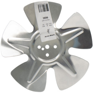 Acme 3606 Aspa de Aluminio 6 Pulg sin Buje Inclinacion 21 Rotacion CW CFM 118 Acme 3606 Aspa de Aluminio 6 Pulg sin Buje Inclinacion 21 Rotacion CW CFM 118