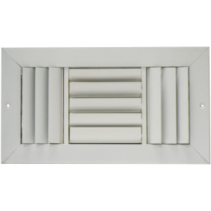 Laminaire CL3M1206 12x6 3-Way, White, Curved Blade, Ceiling Diffuser with ML Damper Laminaire CL3M1206 12x6 3-Way, White, Curved Blade, Ceiling Diffuser with ML Damper