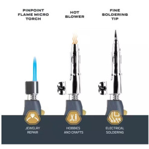 Bernzomatic Antorcha Micro Torch ST2200 ST2200T (Butano)
Gatillo encenido, Control y bloque de llama
 Bernzomatic Antorcha Micro Torch ST2200 ST2200T (Butano)
Gatillo encenido, Control y bloque de llama
