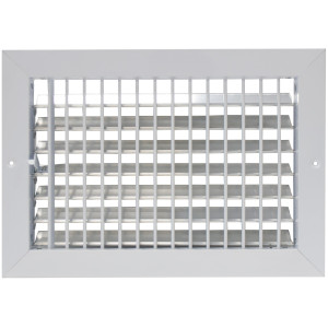 Laminaire L-VM1208 12x8 Wall Grille, White with ML Damper