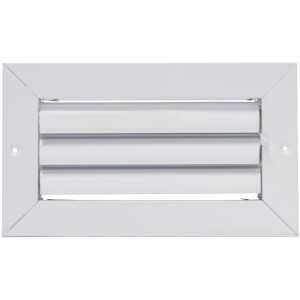 Laminaire CL1M0804 8x4 1-Way, White, Curved Blade, Ceiling Diffuser with ML Damper Laminaire CL1M0804 8x4 1-Way, White, Curved Blade, Ceiling Diffuser with ML Damper