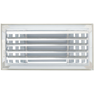 Laminaire L-CL3M1406 14x6 3-Via, Blanco, Hoja Curva, Difusor de Cielo con Damper ML