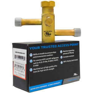 SANHUA SERVICE-BAR-4-S-T Service Valve 1/2 in, ODF SANHUA SERVICE-BAR-4-S-T Service Valve 1/2 in, ODF