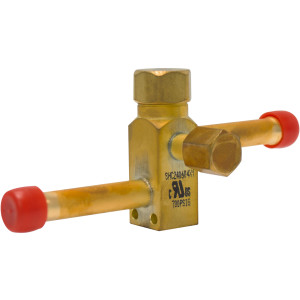 SANHUA SERVICE-BAR-3-S-T Service Valve 3/8 in, ODF SANHUA SERVICE-BAR-3-S-T Service Valve 3/8 in, ODF