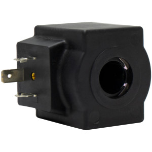 Danfoss 018F4520 Solenoid Coil 220 V,60 Hz, 12 W, IP65, BQ220CS, DIN Spades Danfoss 018F4520 Solenoid Coil 220 V,60 Hz, 12 W, IP65, BQ220CS, DIN Spades