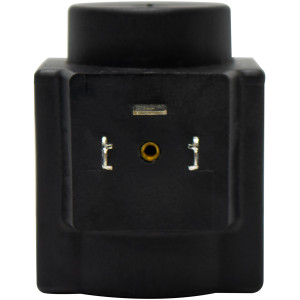 Danfoss 018F4520 Solenoid Coil 220 V,60 Hz, 12 W, IP65, BQ220CS, DIN Spades Danfoss 018F4520 Solenoid Coil 220 V,60 Hz, 12 W, IP65, BQ220CS, DIN Spades