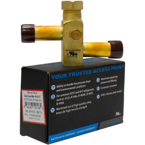SANHUA SERVICE-BAR-6-S-T Service Valve 3/4 in, ODF SANHUA SERVICE-BAR-6-S-T Service Valve 3/4 in, ODF