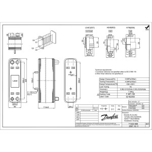 Danfoss 021B2059 Intercambiador de Calor 7.5 Ton B3-030-70-3.0-Hq 7.5TR Danfoss 021B2059 Intercambiador de Calor 7.5 Ton B3-030-70-3.0-Hq 7.5TR