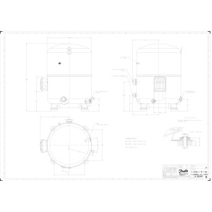 Danfoss MTZ160HW3VE 13HP R404,R407,R134,R448, MBP Reciprocating Refrigeration Compressor 200-230/3/60 (V/Ph/Hz),Discharge 1-1/4 in V04, Suction 1-3/4 in V02, Rotolock,POE Oil, MTZ160-3V Danfoss MTZ160HW3VE 13HP R404,R407,R134,R448, MBP Reciprocating Refrigeration Compressor 200-230/3/60 (V/Ph/Hz),Discharge 1-1/4 in V04, Suction 1-3/4 in V02, Rotolock,POE Oil, MTZ160-3V