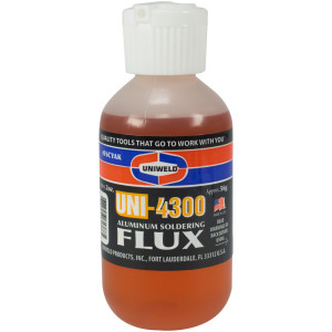 Uniweld UNI-4300 P4KD9S Kit de Soldadura de Alumino Incluye 10 pies de Soldadura, fundente de 2oz y Aplicador de Fundente con Punta Metalica Uniweld UNI-4300 P4KD9S Kit de Soldadura de Alumino Incluye 10 pies de Soldadura, fundente de 2oz y Aplicador de Fundente con Punta Metalica