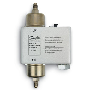 Danfoss 060B200391 Oil Differential Pressure Control MP54, 9 Psi Control Differential, Regulation Range LP Side 29 inHg - 175 psi,120 Sec Time Relay Delay, 1/4 in Flare M Connection Danfoss 060B200391 Oil Differential Pressure Control MP54, 9 Psi Control Differential, Regulation Range LP Side 29 inHg - 175 psi,120 Sec Time Relay Delay, 1/4 in Flare M Connection