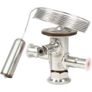 Danfoss 068U2204 1/8 - 2.5TR Cuerpo de Valvula de Expansion, TUA, R134a,R513A, 1/4x1/2pulg, Soldable, ODF, Ecualizacion Interna Single-flow, -40 to 50 F, Capacidad determinada por Orificio Venta Separada, Producto Identico 