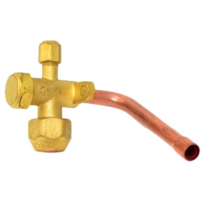 Appli Parts APMV-1438 3/8 in Minisplit Valve suitable for Multiple refrigerants with 1/4 in SAE Service port Appli Parts APMV-1438 3/8 in Minisplit Valve suitable for Multiple refrigerants with 1/4 in SAE Service port