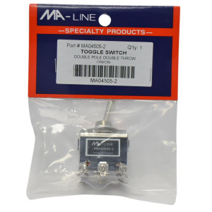 MA-Line MA04505-2 Interruptor de Palanca de Doble polo y Doble tiro