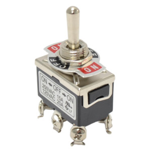MA-Line MA04506-2 Interruptor de Palanca Apagado Central de Doble polo y Doble tiro