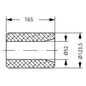 Danfoss 023U7563 Elemento Filtro Refrigeracion Industrial Solido Succion y Liquido Danfoss 100-DC (Humedad) con Empacadura