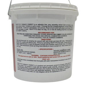 MA-Line MA-HT1 Cemento para Ductos, Sin Asbesto, Gris, Alta Temperatura, 0 a 3000 F