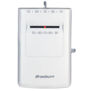 Braeburn Mechanical Megaswitch Thermostat 505, Heat Only Gas/Electric