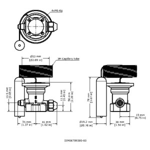 Elemento Termostatico Valvula Expansion Danfoss R134 Ten5