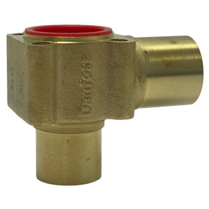 Danfoss Valve Body Solder Angleway 7/8 X 1-1/8 Odf X Odm 067b4023 Te12 / Te20, Fit: 068b4023
