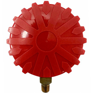 Uniweld G729NSD-5 Manifold Gauge Red, High R-600a,R-290,R-1270, 3-1/8 in