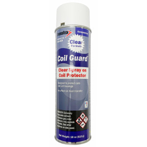 Clear Coil Guard  Aero  Blue 20oz Coil GuardTM dries quickly and immediately resists salt spray  alcohol  acids  and soap solutions CG-AER Clear Coil Guard  Aero  Blue 20oz Coil GuardTM dries quickly and immediately resists salt spray  alcohol  acids  and soap solutions CG-AER