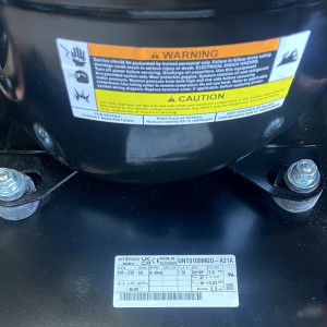 Embraco UNT0100MGD-A21A Condensing Unit 1HP R-404a, 230 V,1 Ph,60 Hz, MHBP, w/NO Outdoor Cover