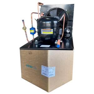 Embraco UNT0100MGD-A21A Condensing Unit 1HP R-404a, 230 V,1 Ph,60 Hz, MHBP, w/NO Outdoor Cover
