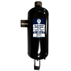 Appli Parts APOS-C606 1-5/8 in ODF Centrifugal Oil Separator for refrigeration systems, compatible with CFC HCFC HFC refrigerants R22 R407C R502 R134a R404A R507, working temperature 14 F to 266 F