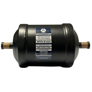 Appli Parts APFD-B163S Filtro Secador 3/8 pulg Bidireccional 163 ODF Soldable Universal para sistemas de Refrigeracion y Aire Acondicionado