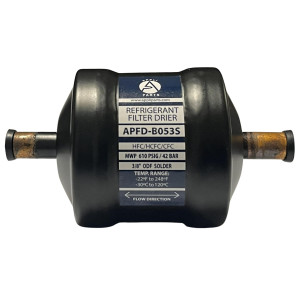 Appli Parts APFD-B053S Filtro Secador 3/8 pulg Bidireccional 053 ODF Soldable Universal para sistemas de Refrigeracion y Aire Acondicionado