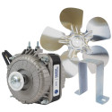 Appli Parts APFM-341E 34W Condenser and Evaporator Fan Motor 115V 60Hz 1.5A, Includes 12in Aluminum Fan Blade and Mounting Base, Universal Replacement for Commercial Refrigeration Units