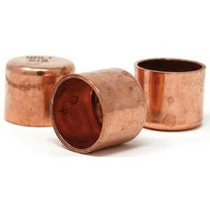 NDL W7011 Cap 1-1/8 in Copper pipe fittings C Sweat connections for refrigeration, air conditioning and plumbing applications ACR
