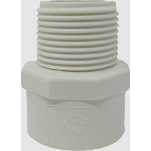 NDL NP-436-007 PVC 3/4 in Male Adapter MIPT x Slip
