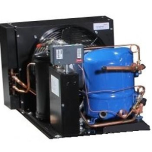 Danfoss HCZC0300UC0167R Condensing Unit Copper Coil Aluminum Fins 3HP MBP 460V/3Ph/60Hz R134a,R404A,R448A,R449A,R452A POE Oil 1 Fan with Reciprocating Compressor MTZ40-4 114N4625
