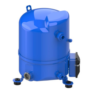 Danfoss MTZ56HL4AVE 5HP R404,R407,R134,R448, MBP Reciprocating Refrigeration Compressor 400/3/50 460/3/60 (V/Ph/Hz),Discharge 1-3/4 in V07, Suction 1-1/4 in V04, Rotolock,POE Oil, MTZ56-4V