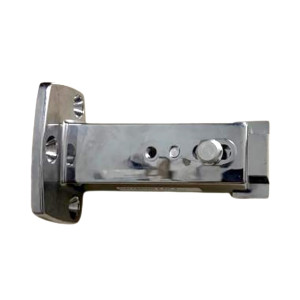 Keil W19-2000 Door Latch No Lock Polished Chrome for Walk-in Cooler 1-5/8in to 2-1/2in (41mm to 64mm)