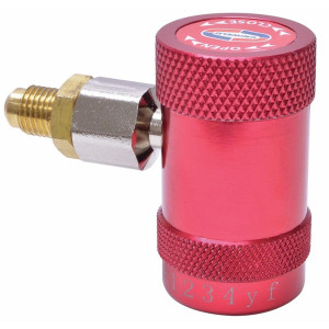 Uniweld 90494 Quick Coupler R1234yf Red High With 1/4 in Adaptor