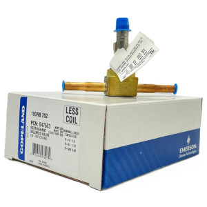 Copeland 047503 1/4 pulg ODF Extendido, Valvula Solenoide, 100RB 2S2, Pilot-operated, 2-vias, Normalmente Cerrada, MWP 680 psig, MOPD 550 psig, Temp Fluido 250 F