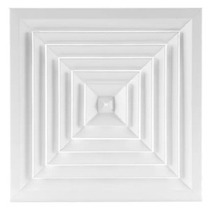 Laminaire L-JS4-OB-PLT  12 in X 12 in Diffuser with Fixed Central Panel 