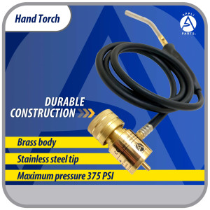 Appli Parts APHT-3W soplete boquilla para soldar o fundir con mapp o propano incluye manguera de 5 pies de largo y manilla, antorcha, lampara para soldadura blanda y fuerte para HVAC y plomeria